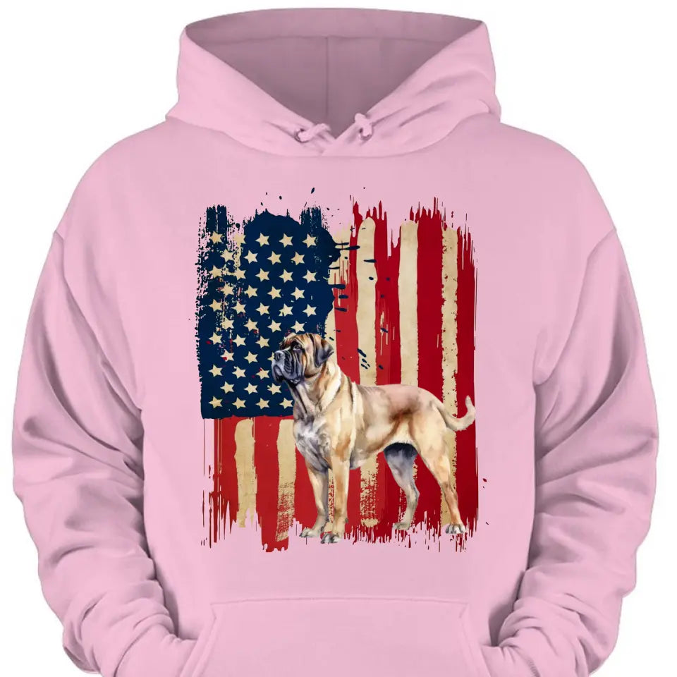 Personalized dog flag printed clothing gifts for dog lovers