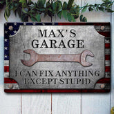 I Can Fix Any Thing Car Metal Sign
