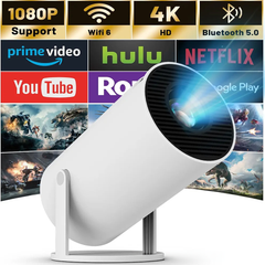 S100 Mini Projector – Compact Portable WiFi Android 11 Projector for Home Theater & Streaming | HD 1080p Supported | Perfect for Indoor & Outdoor Use