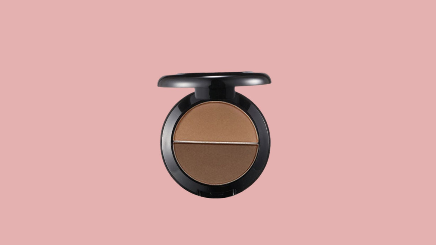 2-in-1 Eyebrow Powder – Dual Shade, Waterproof & Long-Lasting Hold