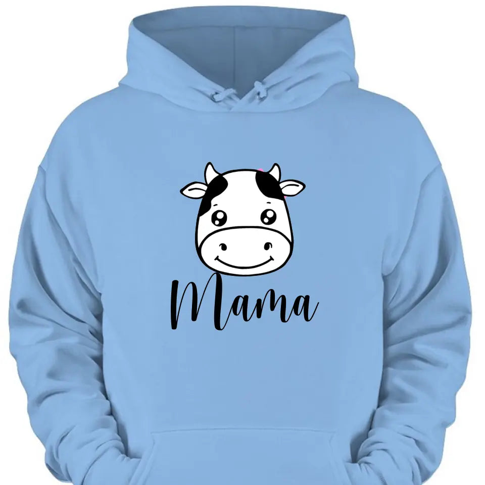 Personalized cow clothing for parents and children