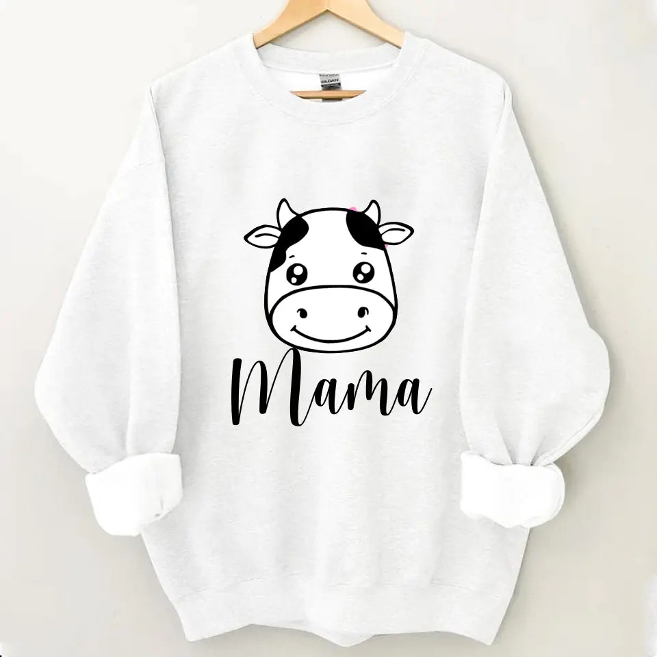 Personalized cow clothing for parents and children