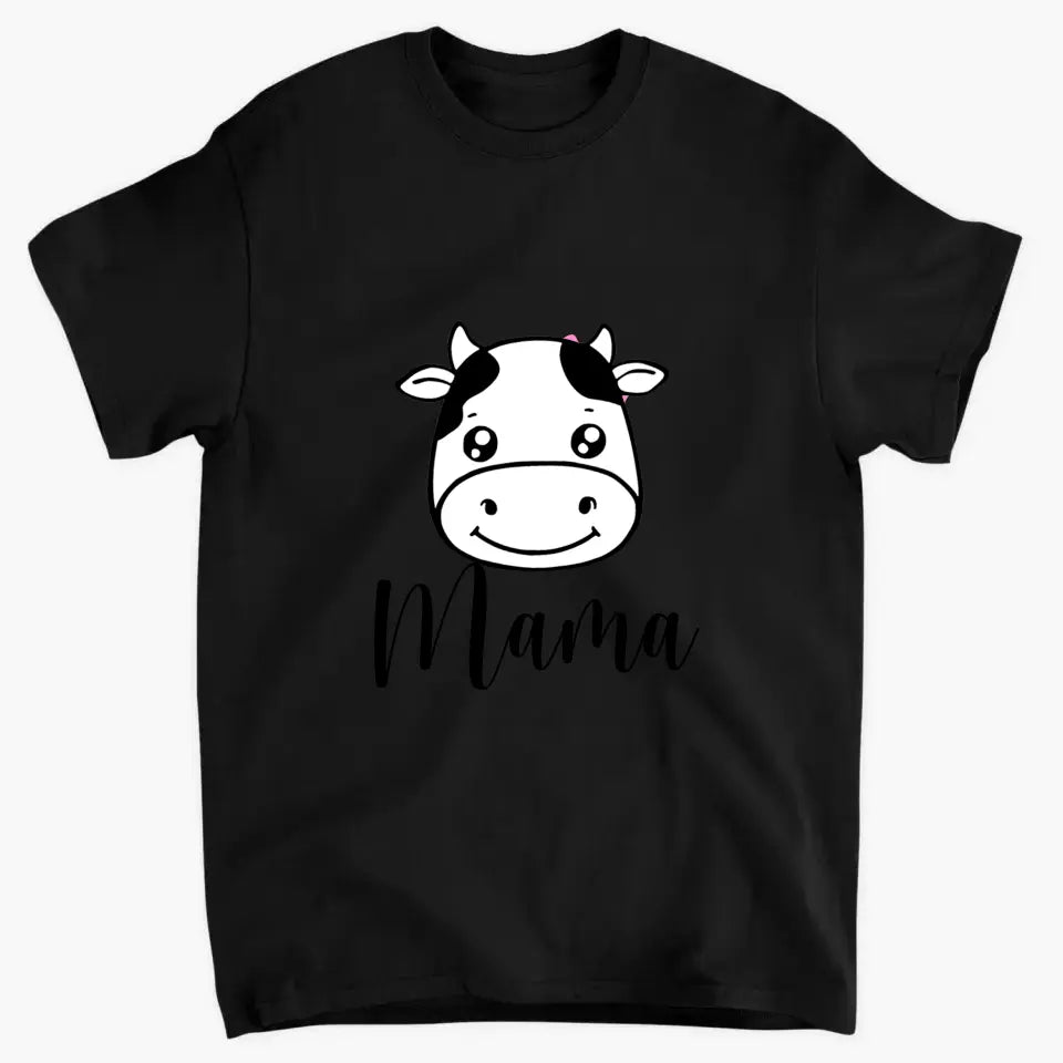 Personalized cow clothing for parents and children