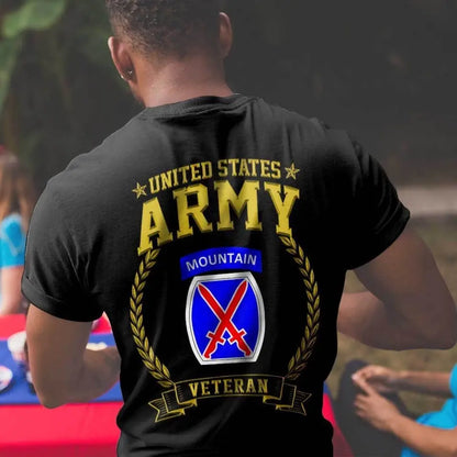 Military Custom Division - Veterans Personalized Shirt - Veterans Day Gifts for Dad and Grandpa