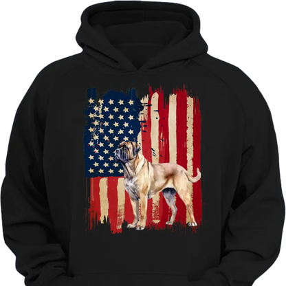 Personalized dog flag printed clothing gifts for dog lovers