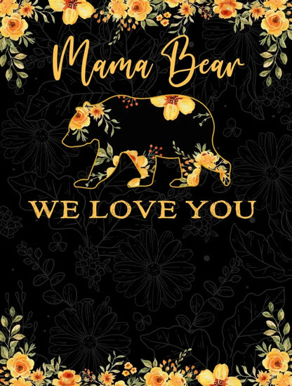 Mama Bear Custom Blanket With Names, Personalised Gifts For Mothers Day, Mama Gifts, Blanket For Mom, Best Birthday Gifts For Mom