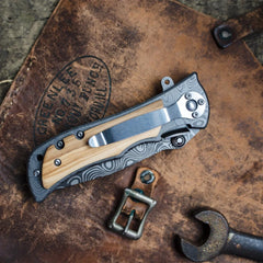 Monogrammed Folding Knife, Personalized Knives