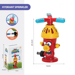 Spinning Cactus Sprinkler - Outdoor Auto Watering Toy for Garden and Backyard Fun