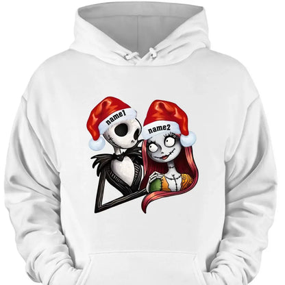 Ghost Couple with Name, Skull Personalized Sweatshirt